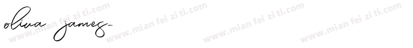 oliva james字体转换